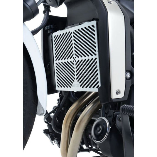 R&G Racing Brushed Aluminium Radiator Guard For 2017-2024 Kawasaki Vulcan S EN650