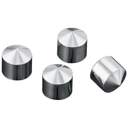 Harley FLSTC Classic 2000-2014Peaked Rocker Box Bolt Covers 4pk Chrome Kuryakyn