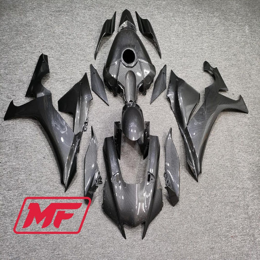 Monster Fairings Full Kit Yamaha R1 20-23 Carbon Fiber Style + Windshield + Gas Tank Cover