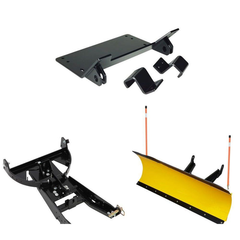 Load image into Gallery viewer, Denali Black UTV Snow Plow Kit For Can-Am Defender Max HD7 2016-2021
