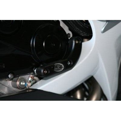 Load image into Gallery viewer, R&amp;G Racing Black Engine Case Sliders RHS For 2006-2010 Suzuki GSXR600
