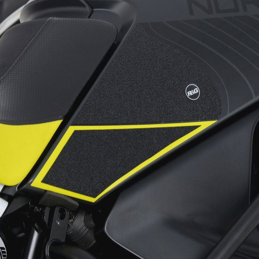 R&G Racing Clear Tank Traction Grips For 2022-2024 Husqvarna Norden 901