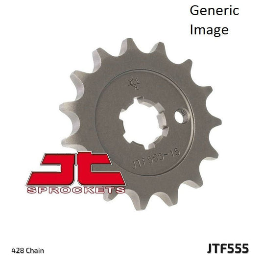 JT SPROCKETS Front and Rear Steel Sprocket Kit fits OffRoad KAWASAKI KX80L 1988