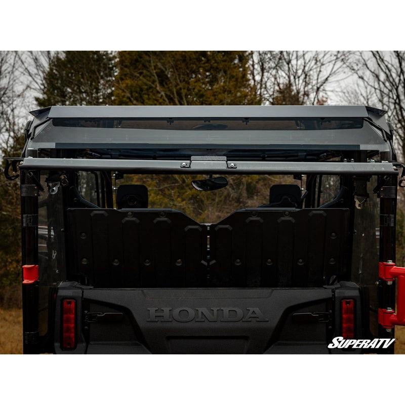 Load image into Gallery viewer, SuperATV Honda Pioneer 1000-5 Rear Flip Windshield RWS-H-PIO1K5-76
