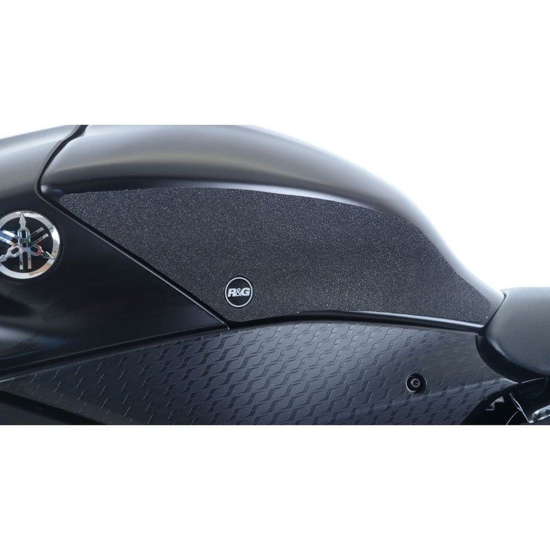 Load image into Gallery viewer, R&amp;G Racing Black Tank Traction Grips For 2017-2020 Yamaha YZF R6 EZRG926BL

