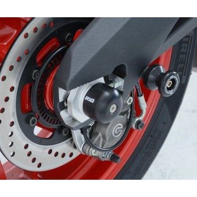 Load image into Gallery viewer, R&amp;G Racing Black Swingarm Protectors For 2014-2015 Ducati 899 Panigale
