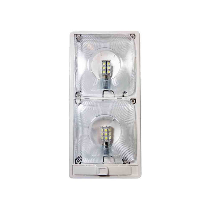 12-Volt Double LED Interior Light - Optic Lens