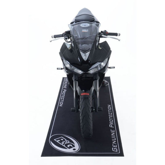 R&G Racing Black Motorcycle Garage Mat 2m x 0.75m For 2004-2010 Aprilia RSV1000R