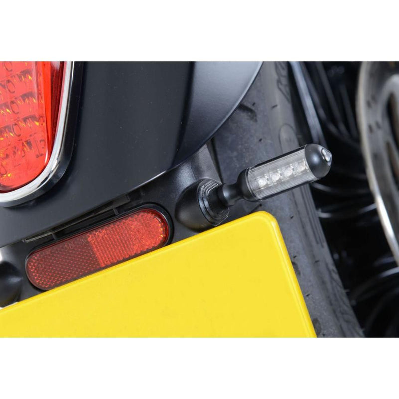 Load image into Gallery viewer, R&amp;G Racing Black Rear Indicator Adapter Kit RAP0001BK
