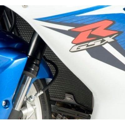 R&G Racing Black Aluminum Radiator Guard For 2008-2018 Suzuki GSXR600
