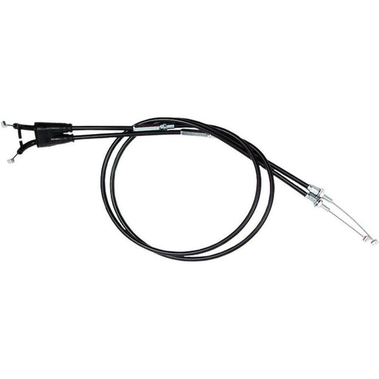 Motion Pro Black Vinyl Push - Pull Throttle Cable Set For Kawasaki KX450F 2009-2011