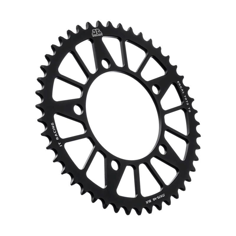 Load image into Gallery viewer, JT Sprockets Rear Racelite Aluminum Race Sprocket Black 44 Tooth 44T 520 Chain
