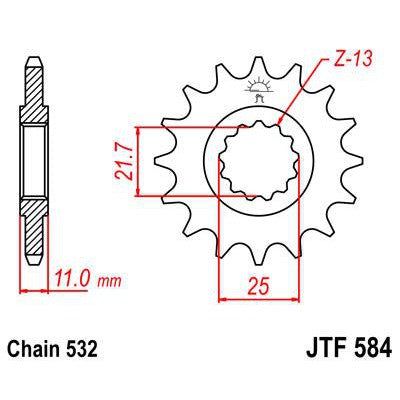 Front & Rear Sprocket Kit for YAMAHA YZF-R6-5EB 99-02 JT Sprockets