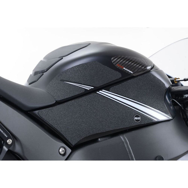 Load image into Gallery viewer, R&amp;G Racing Black Tank Traction Grip For 2016-2019 Kawasaki Ninja ZX10R ZX1000
