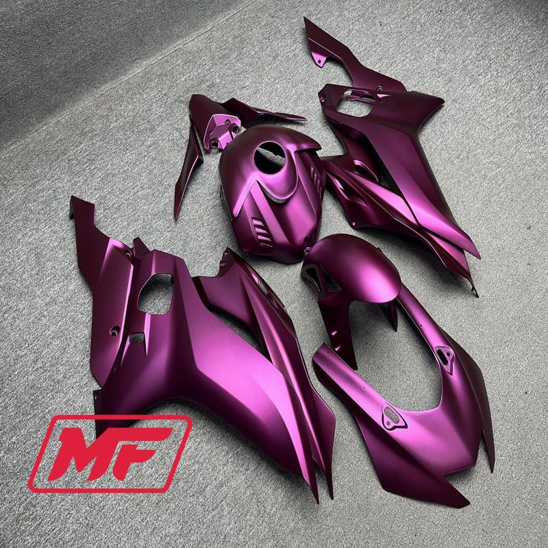Load image into Gallery viewer, Monster Fairings Full Kit Yamaha YZF R6 17-22 Matte Purple + Windshield + Gas Tank Cover
