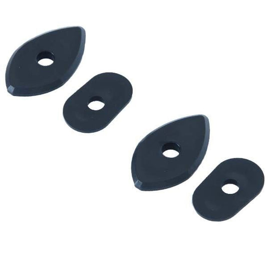 R&G Racing Black Front Indicator Adapter Kit For 2018-2020 Honda NC750X