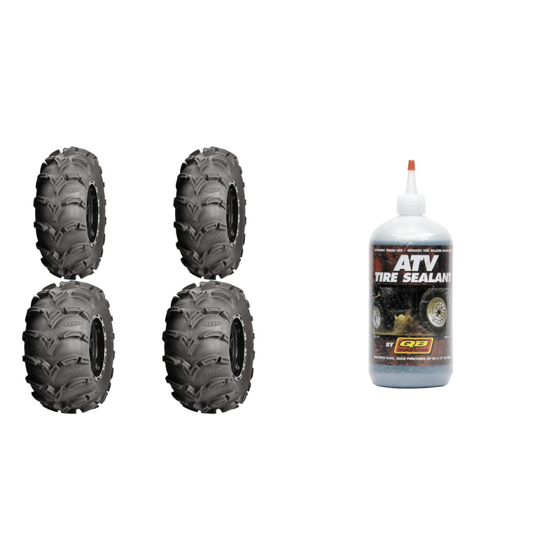 Load image into Gallery viewer, Set of 4 ATV Tires (Mud Lite XL 26x9-12 Front, 26x12-12 Rear) with Sealant
