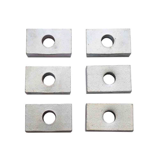 6 Block Plate Kit With (2) 1/2" Fishwires