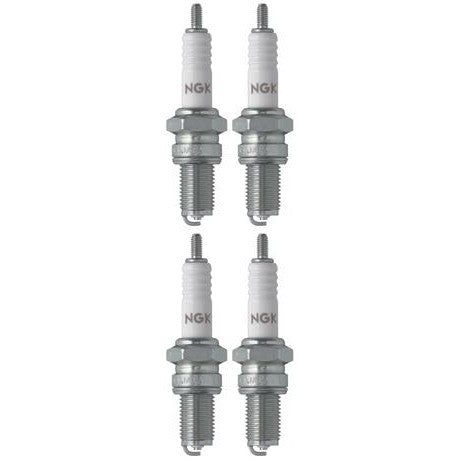 Set of 4 NGK Standard Spark Plugs for Kawasaki BAYOU 4X4 1999-1989 Engine 300cc