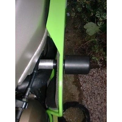 R&G Racing Black Classic Style Crash Protectors For 1998-2002 Kawasaki Ninja ZX6R ZX600F