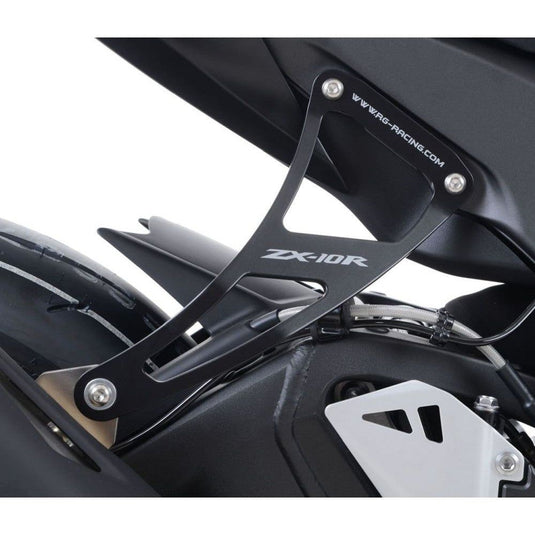 R&G Racing Black Exhaust Hanger For 2015-2019 Kawasaki Ninja ZX10R ZX1000