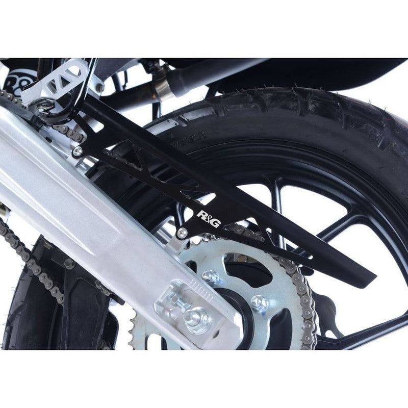 Load image into Gallery viewer, R&amp;G Racing Stainless Steel Chain Guard For 2017-2018 Sinnis Apache SMR 125
