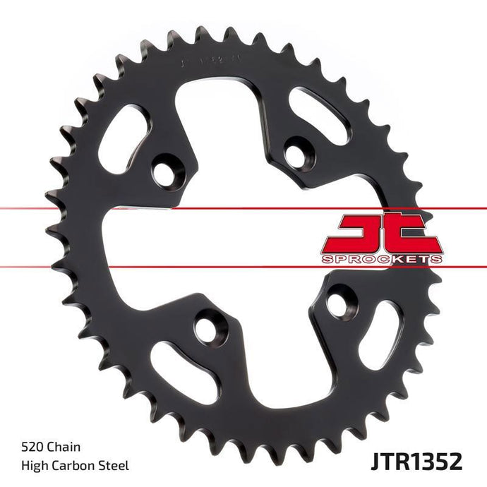 JT Sprockets Rear Steel Sprocket 40 Tooth 40T 520 Chain For Honda ATC350X 1986 JTR1352.40