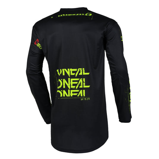 Motocross Jersey 242 O'Neal Element Static Black / Neon Motocross Jersey