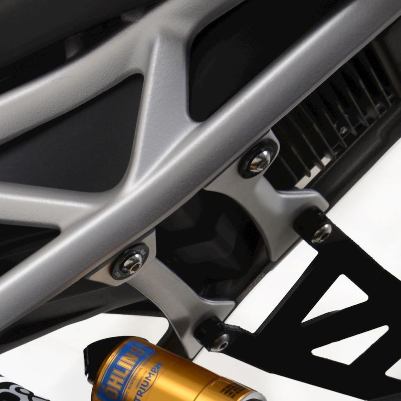 Load image into Gallery viewer, R&amp;G Racing Black Rear Foot Rest Delete Blanking Plates LHS BLP0117BK
