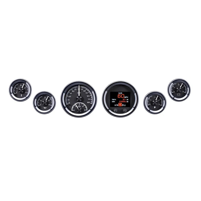 Load image into Gallery viewer, Dakota Digital 6-Piece Round HDX Analog Universal Gauge kit HDX-2060
