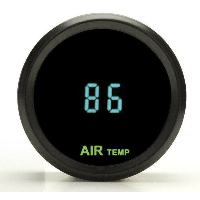 Load image into Gallery viewer, Dakota Digital Odyssey Chrome 2-1/16&quot; Amp Temperature Gauge With Teal Display
