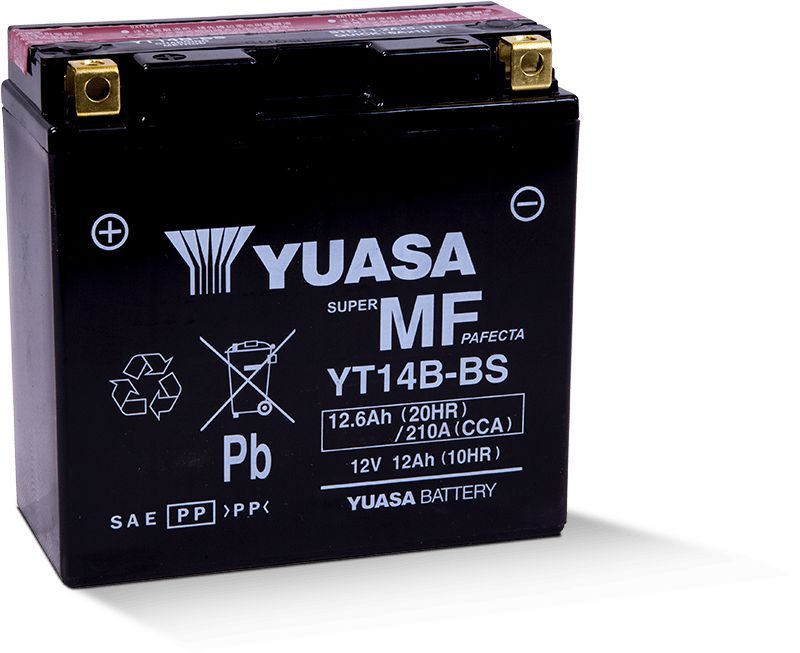 Load image into Gallery viewer, Yuasa Maintenance Free YT14BBS 12 Volt Battery YUAM624B4
