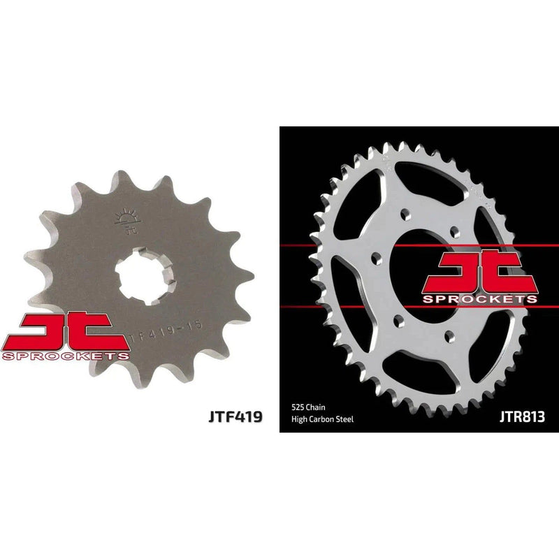 Load image into Gallery viewer, Front &amp; Rear Sprocket Kit for SUZUKI TS400 J,K,L,M,A,B-USA 72-77 JT Sprockets
