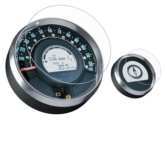 R&G Racing Clear Dashboard Screen Protector Kit For 2021-2023 Royal Enfield Meteor 350
