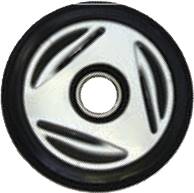 Load image into Gallery viewer, Silver Idler Wheel 135MM OD X 25MM ID SKI-DOO All models Formula/GT/MX 96-98
