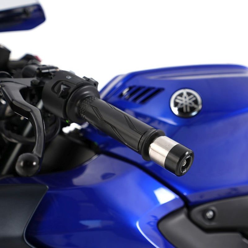 Load image into Gallery viewer, R&amp;G Racing Black Bar End Sliders For 2002-2011 Honda Bros
