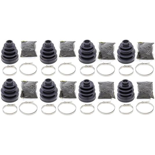 Complete Front & Rear Inner & Outer CV Boot Repair Kit Yamaha YFM660 Grizzly 02