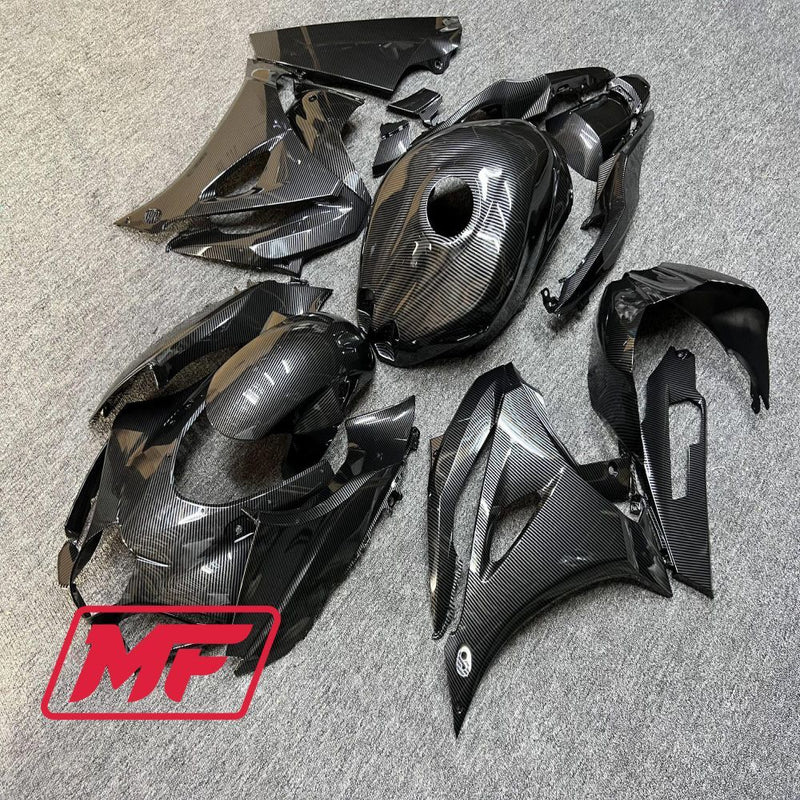 Load image into Gallery viewer, Monster Fairings Full Kit Suzuki GSXR1000 17-22 Carbon Fiber Style + Windshield + Gas Tank Cover

