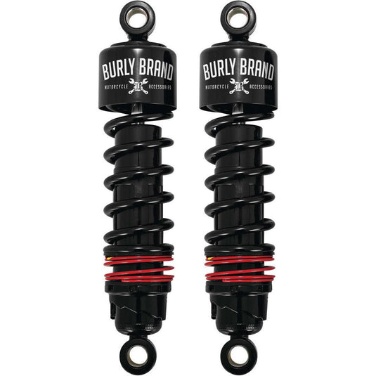 Burly Brand Slammer Plus 11.5" Shocks Black - B28-1204B