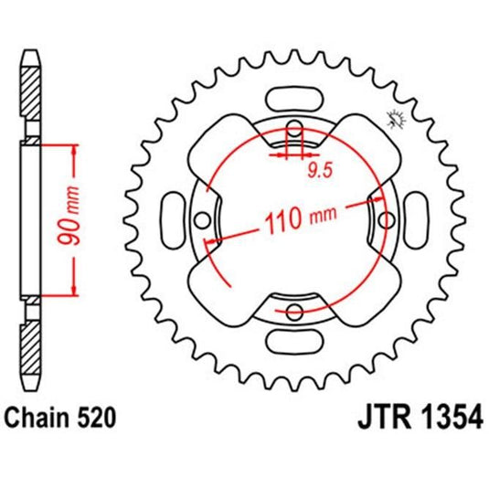 Front & Rear Steel Sprocket Kit for ATV/UTV HONDA ATC200X 1986-1987