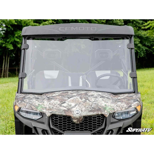 SuperATV CFMOTO UForce 600 Full Windshield Scratch Resistant Polycarbonate - Clear WS-CF-UF600-70
