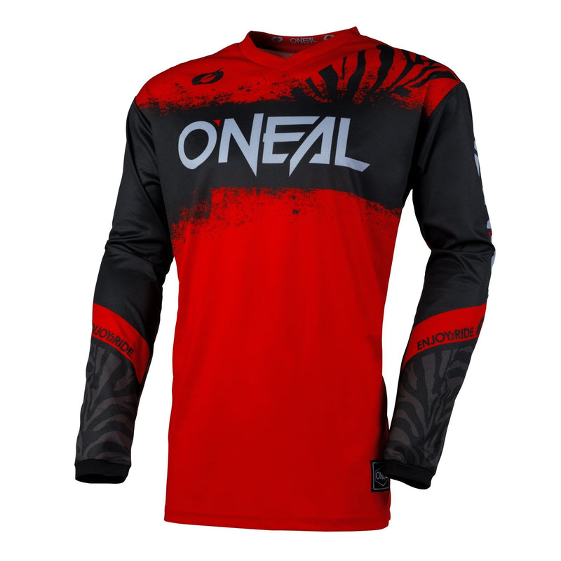Load image into Gallery viewer, Motocross Jersey 242 O&#39;Neal Element Shocker Black / Red Motocross Jersey
