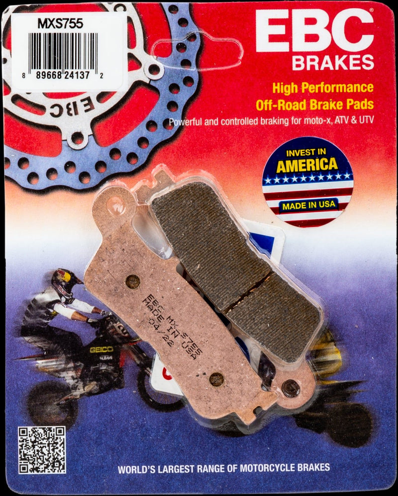 Load image into Gallery viewer, EBC 1 Pair MX-S Offroad Race Brake Pads MPN MXS755
