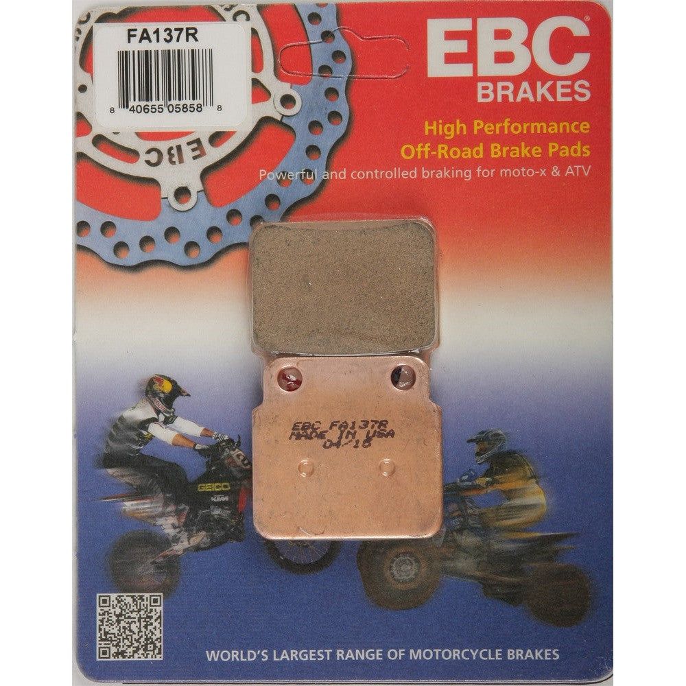EBC 1 Pair Sintered R Series Heavy-Duty Brake Pads MPN FA137R