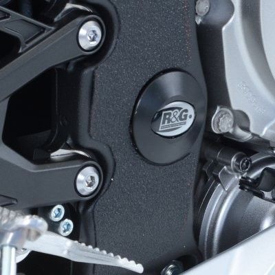 Load image into Gallery viewer, R&amp;G Racing Black Frame Plug Lower Right Hand Side For 2018-2024 Yamaha MT-10

