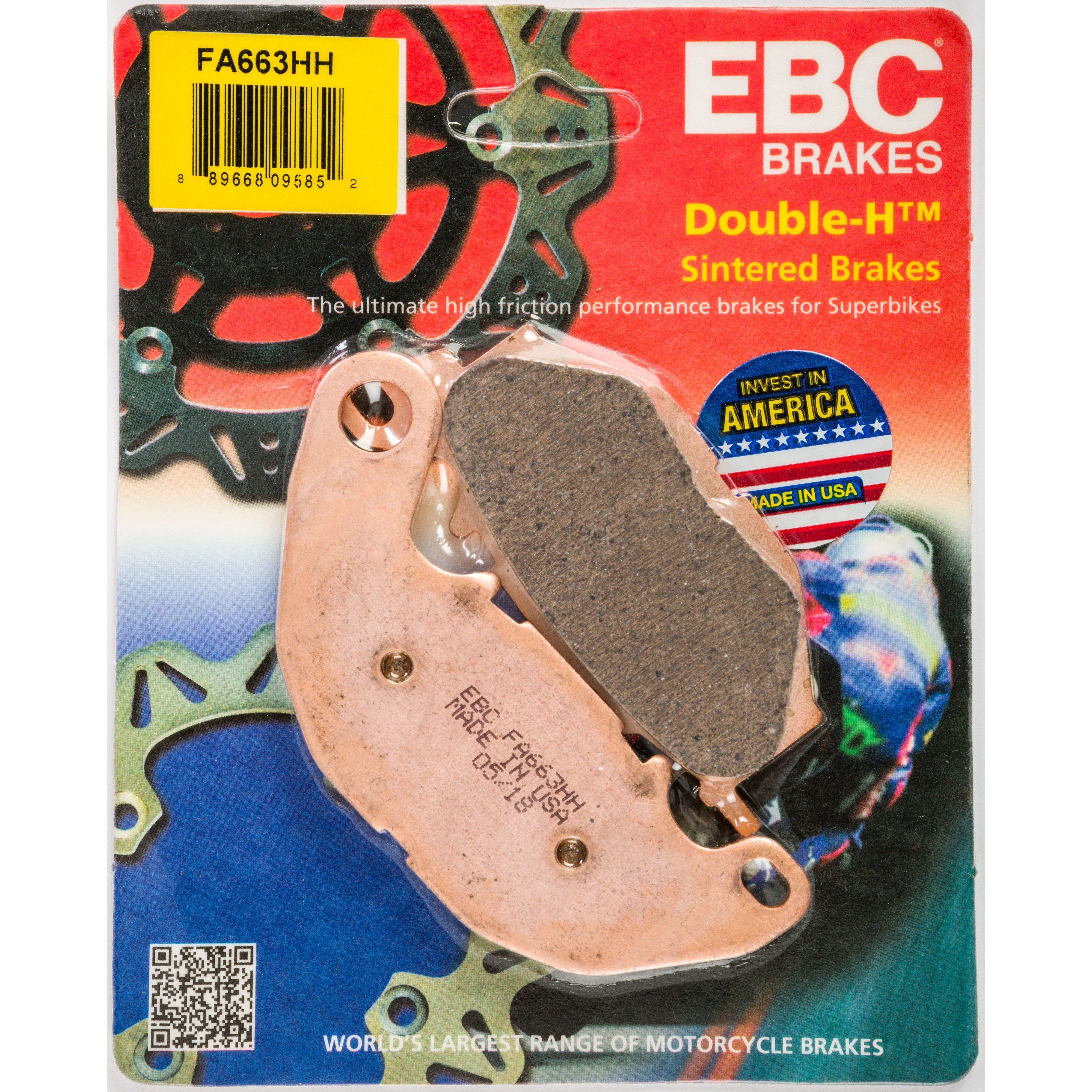 EBC 1 Pair Sintered HH Race Formula Brake Pads MPN FA663HH