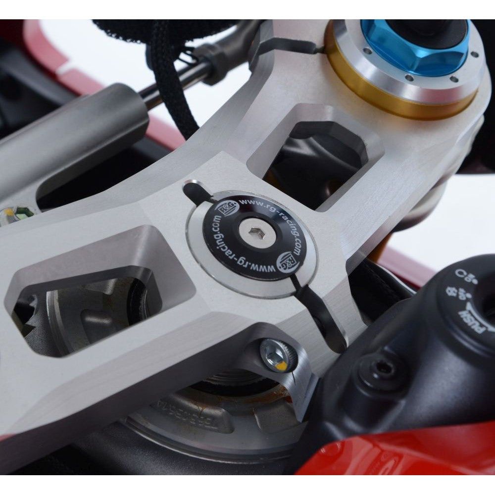 R&G Racing Red Top Yoke Cap For 2018-2019 Ducati Panigale V4
