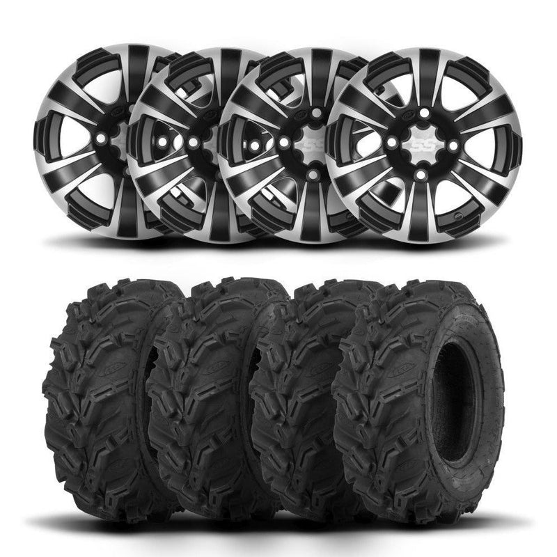 Load image into Gallery viewer, ITP SS312 12&quot; Wheels And Mud Lite XTR Tires [26x9-12]
