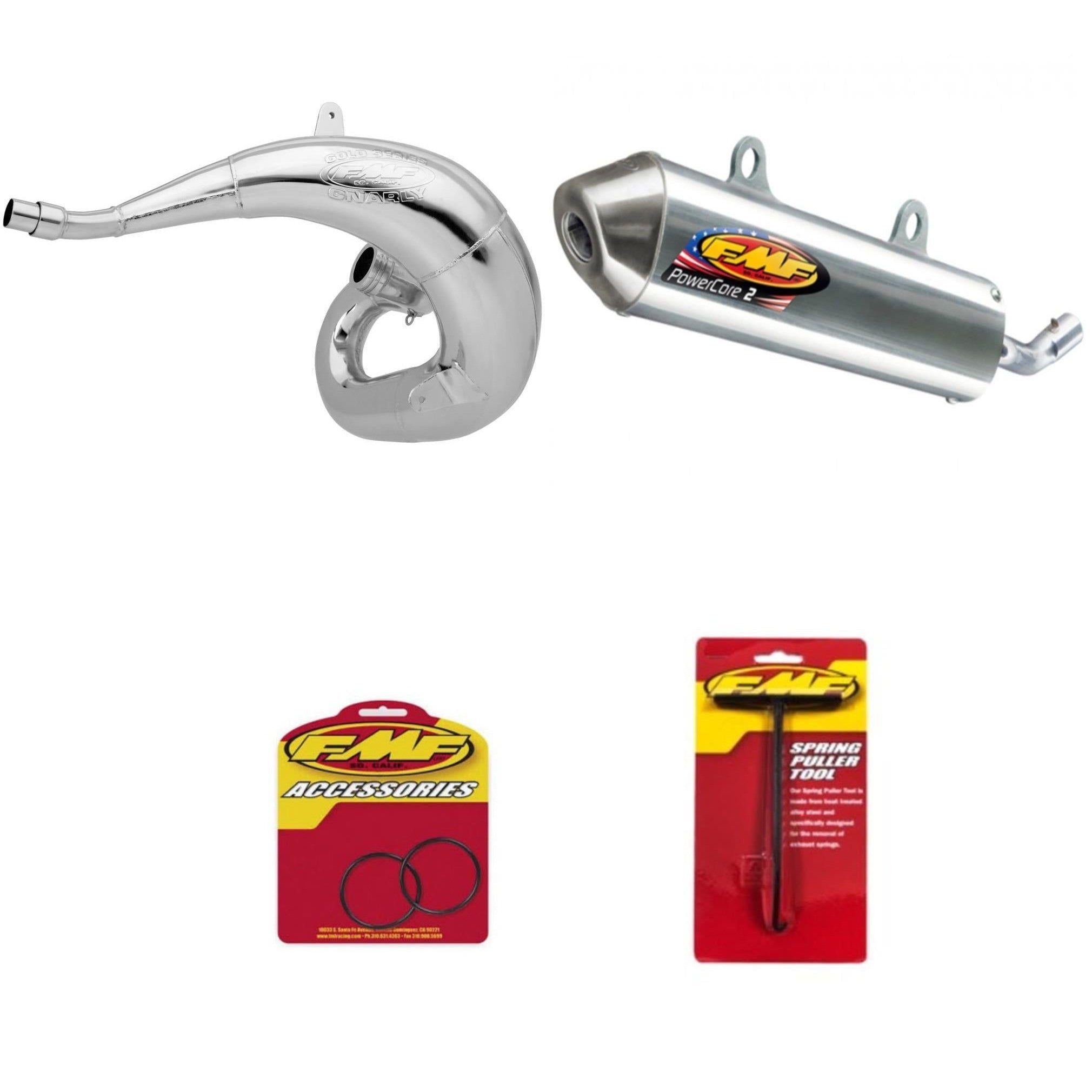 Gnarly Exhaust Pipe, Powercore 2 Silencer & O-Ring Kit for KTM 250 SX 2011-2014