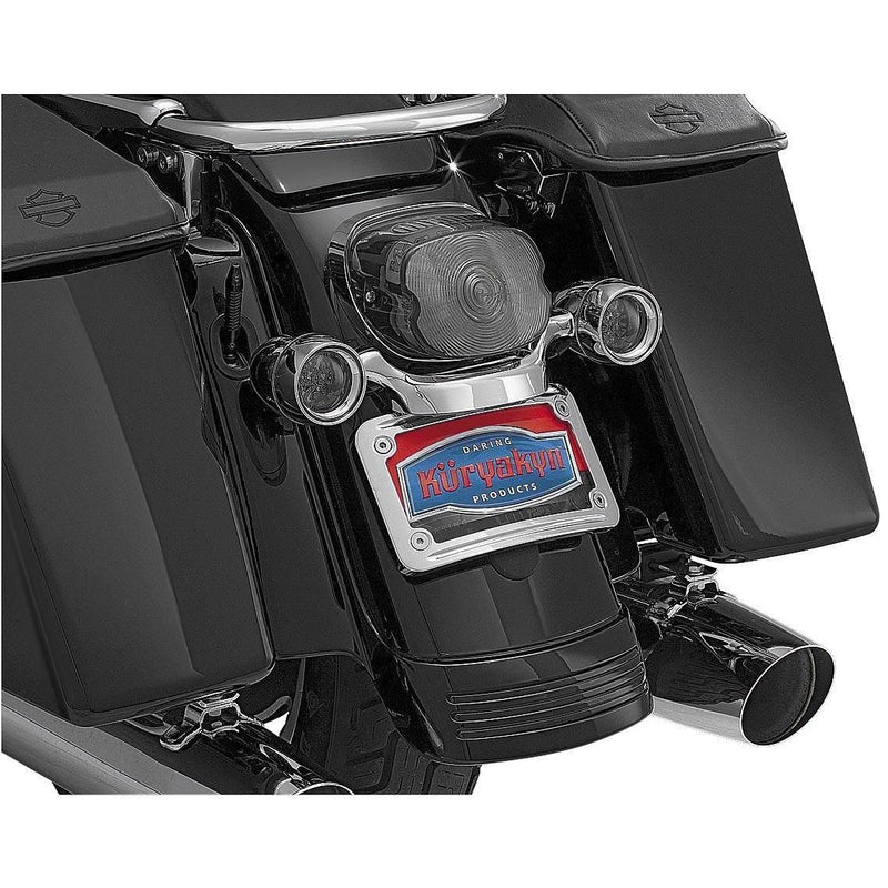 Load image into Gallery viewer, Harley FLHX Street Glide 2010-2013Curved License Plate Frame Chrome
